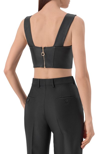 Кожаный топ-бюстье LIVY, арт. 655564005, фото 4