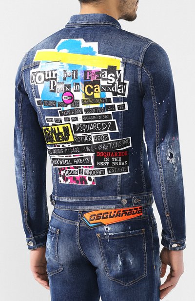 Джинсовая куртка DSQUARED2, арт. S74AM0883/S30342, фото 4