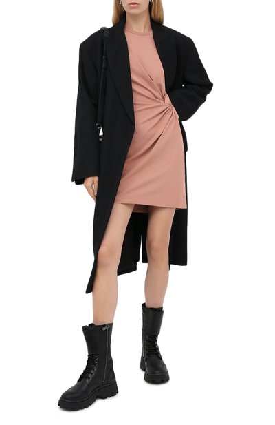 Платье из хлопка и вискозы ALEXANDERWANG.T розового цвета по цене 29900 руб., арт. 4CC2206058, фото 2 Платье из хлопка и вискозы ALEXANDERWANG.T, арт. 4CC2206058, фото 2