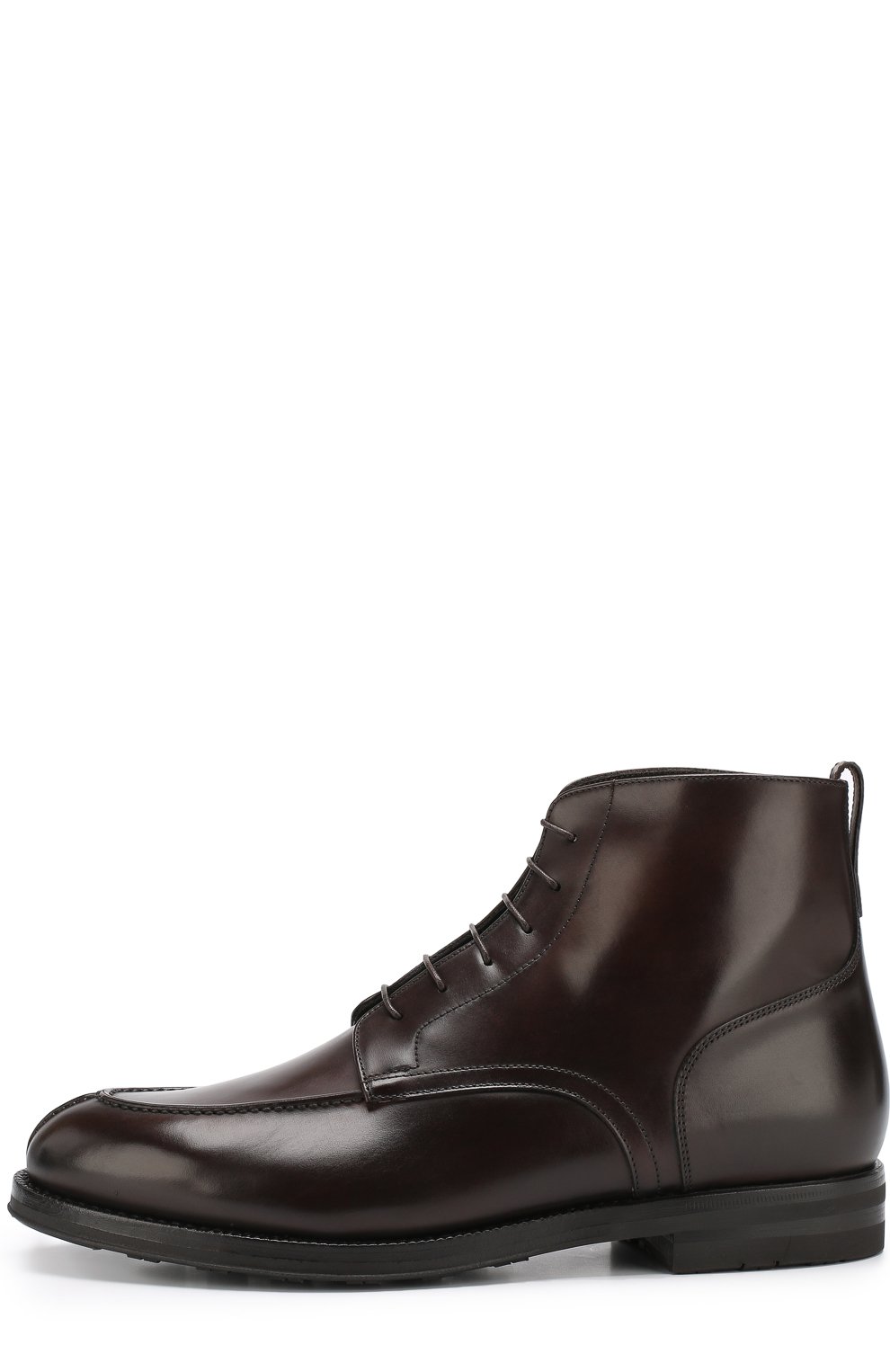 Кожаные ботинки с внутренней меховой отделкой W.GIBBS, арт. 0639006/C0RD0VAN, фото 3