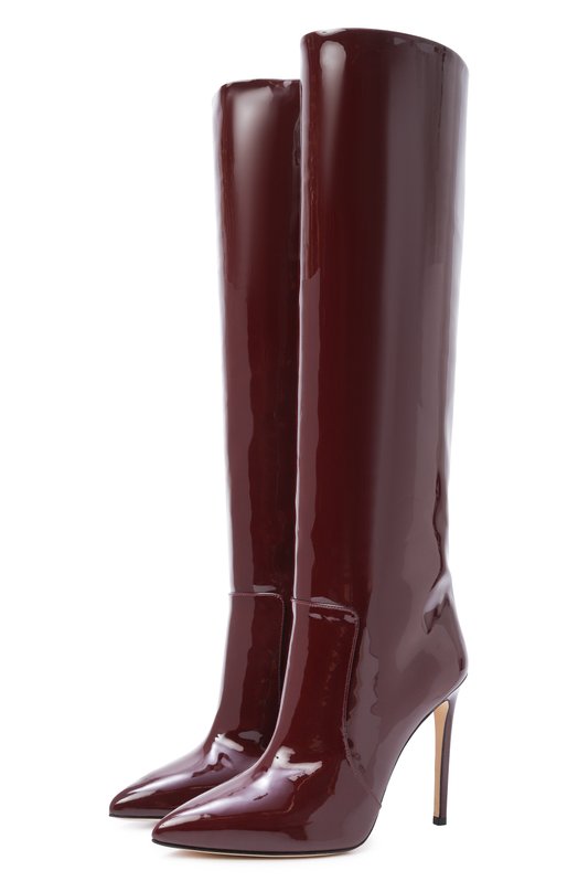 Кожаные сапоги Stiletto 105 Paris Texas PX501-XVN01 Бордовый PX501-XVN01