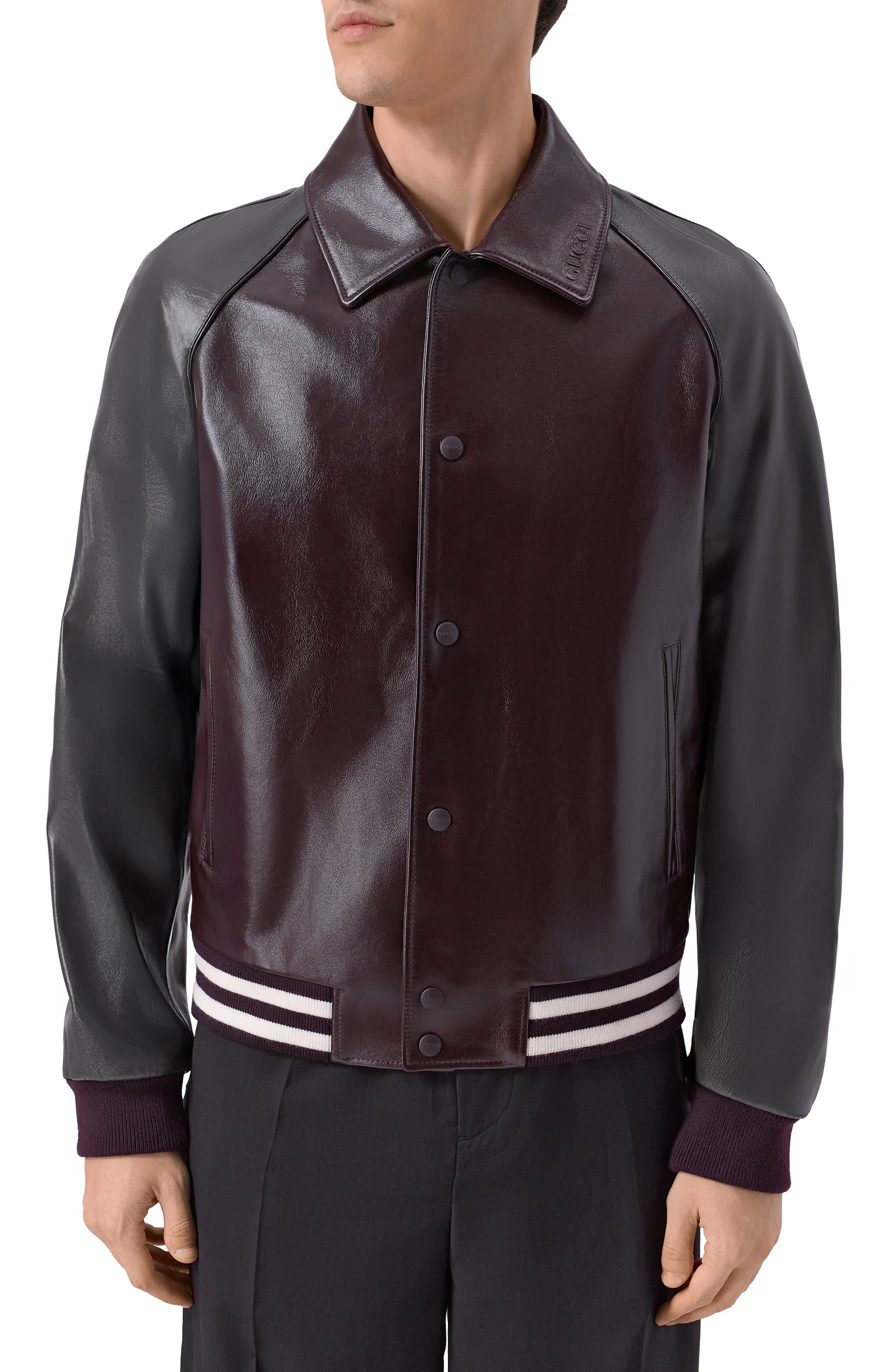 Кожаный бомбер GUCCI, арт. 811298/XNA5E, фото 3