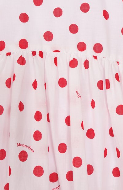 Хлопковое платье MONNALISA, арт. 31E910, фото 3