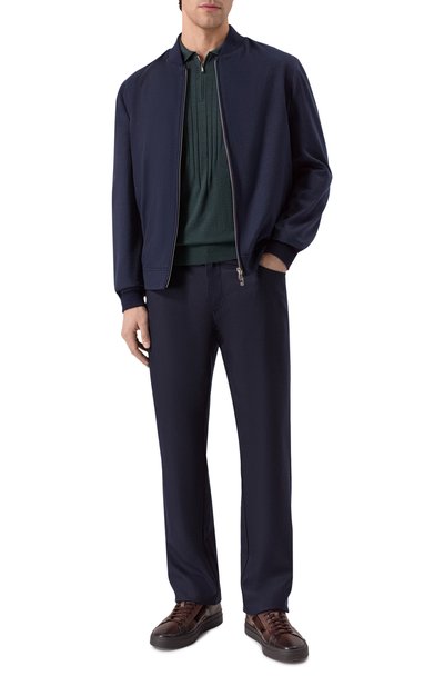 Поло из шерсти и шелка ZILLI, арт. KZP001M0230VZRD00, фото 2