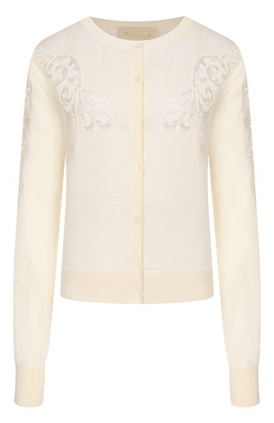 Женский кардиган из хлопка и вискозы ELIE SAAB, арт. TW010NR26/CK014