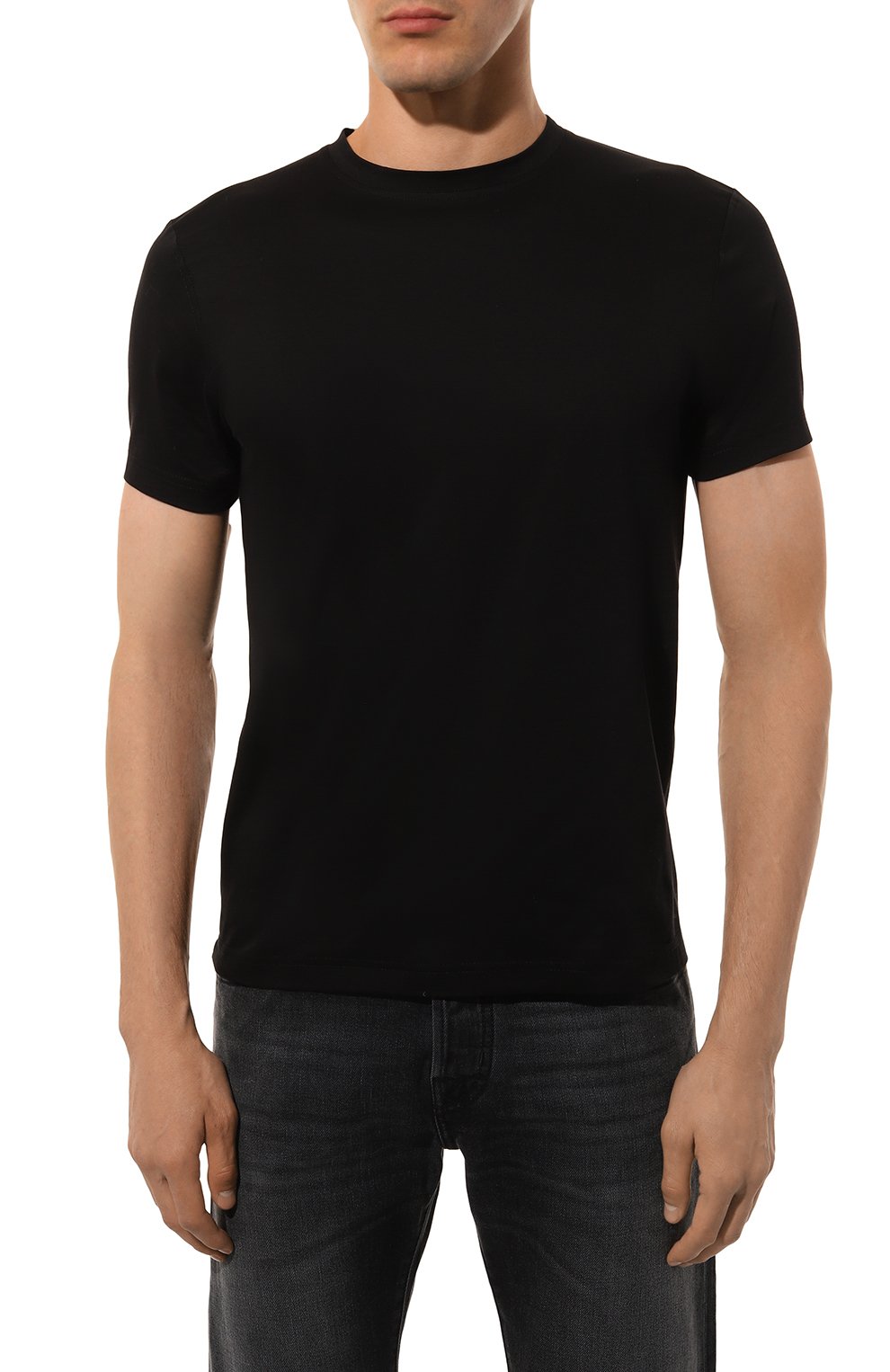 Хлопковая футболка WHO_AM, арт. MTS1-P243-BLK, фото 3