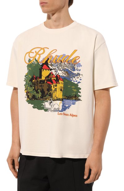 Хлопковая футболка RHUDE, арт. RHPF24TT06012, фото 3
