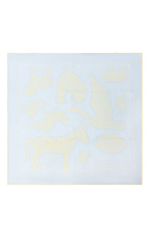 Шелковый платок Jacquemus 25HACU00824/AW00263 Голубой  25HACU00824/AW00263 Фото 4