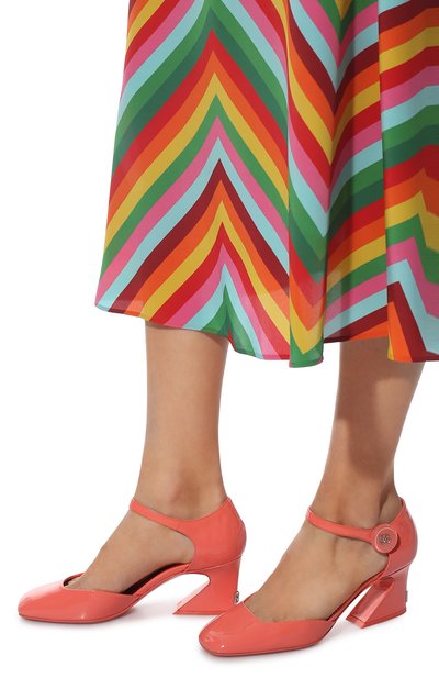 Кожаные туфли jackie new DOLCE & GABBANA розового цвета по цене 79500 руб., арт. CD1669/A1471, фото 3 Кожаные туфли jackie new DOLCE & GABBANA, арт. CD1669/A1471, фото 3