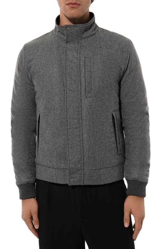 Утепленный бомбер Waterville Серый, фото 3