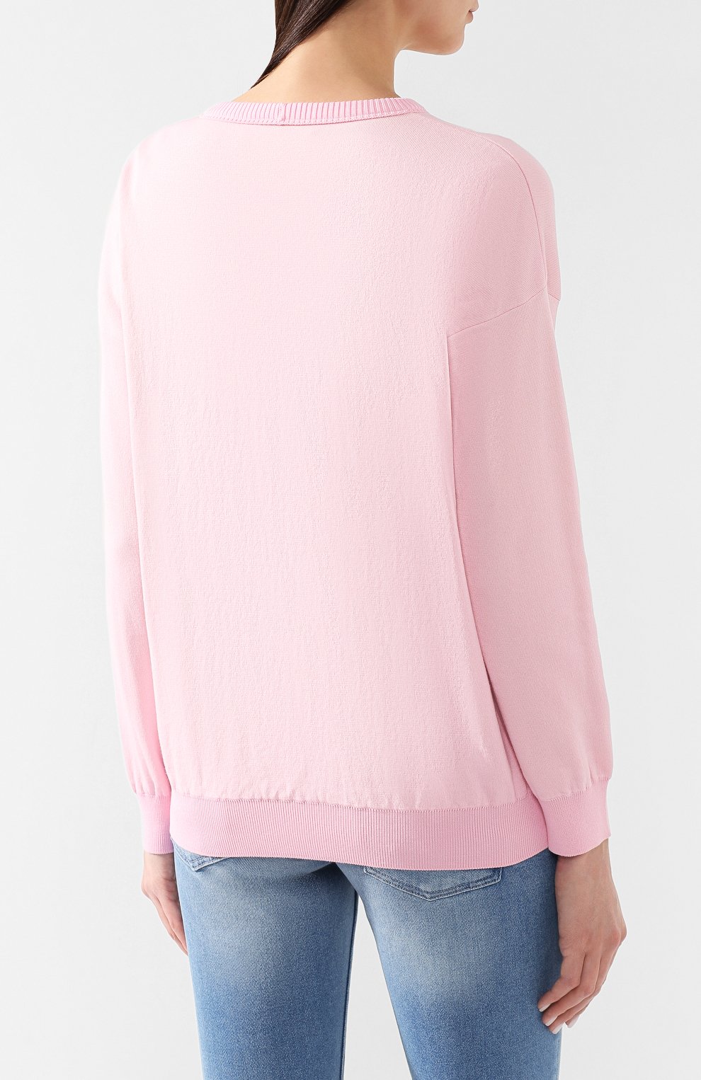 Хлопковый свитшот ICEBERG розового цвета по цене 29950 руб., арт. 19E I2P0/A005/7331, фото 4 Хлопковый свитшот ICEBERG, арт. 19E I2P0/A005/7331, фото 4