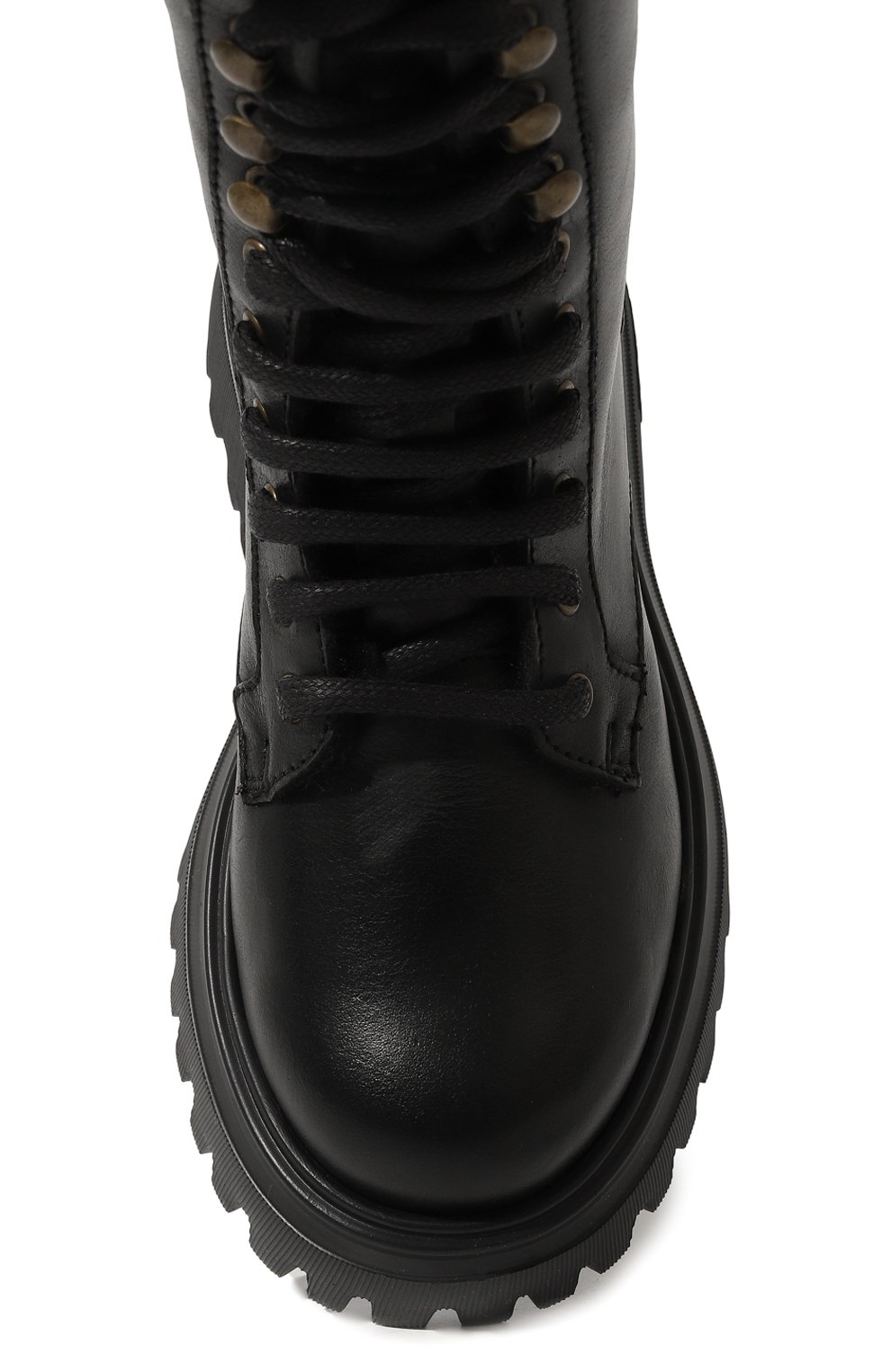 Кожаные ботинки DOLCE & GABBANA, арт. DA5186/A1048/29-36, фото 4