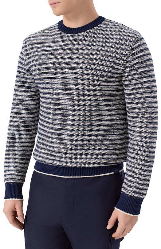 Хлопковый свитер Paul&Shark 26411560 Синий  26411560 Фото 3