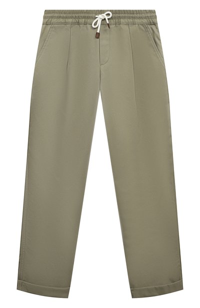 Хлопковые брюки BRUNELLO CUCINELLI, арт. BS443P503C, фото 1