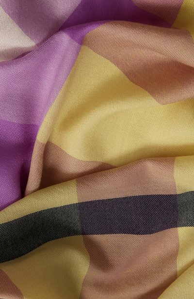 Кашемировый шарф BURBERRY фиолетового цвета по цене 116500 руб., арт. 8006245, фото 2 Кашемировый шарф BURBERRY, арт. 8006245, фото 2