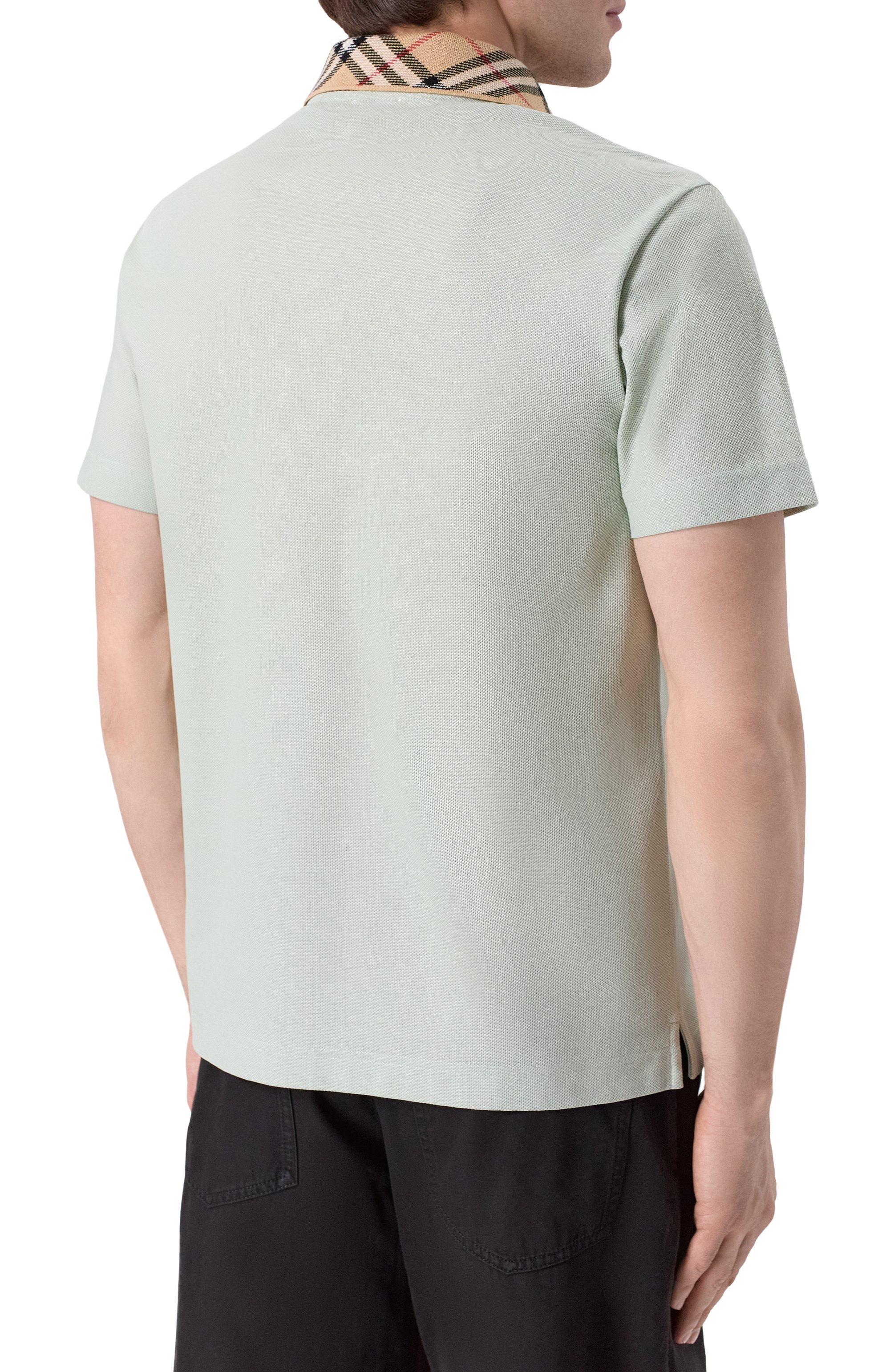 Хлопковое поло BURBERRY, арт. 8118949, фото 4