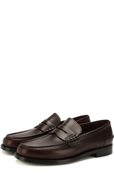 Кожаные пенни-лоферы BURBERRY, арт. 8000311, фото 1