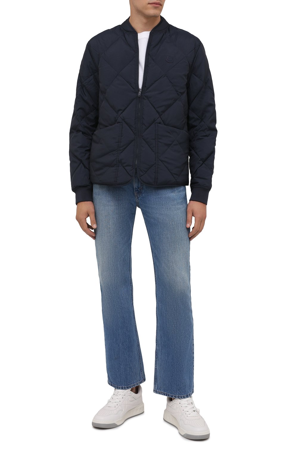 Двусторонняя куртка KENZO темно-синего цвета по цене 59400 руб., арт. FB65BL1221NF, фото 2 Двусторонняя куртка KENZO, арт. FB65BL1221NF, фото 2