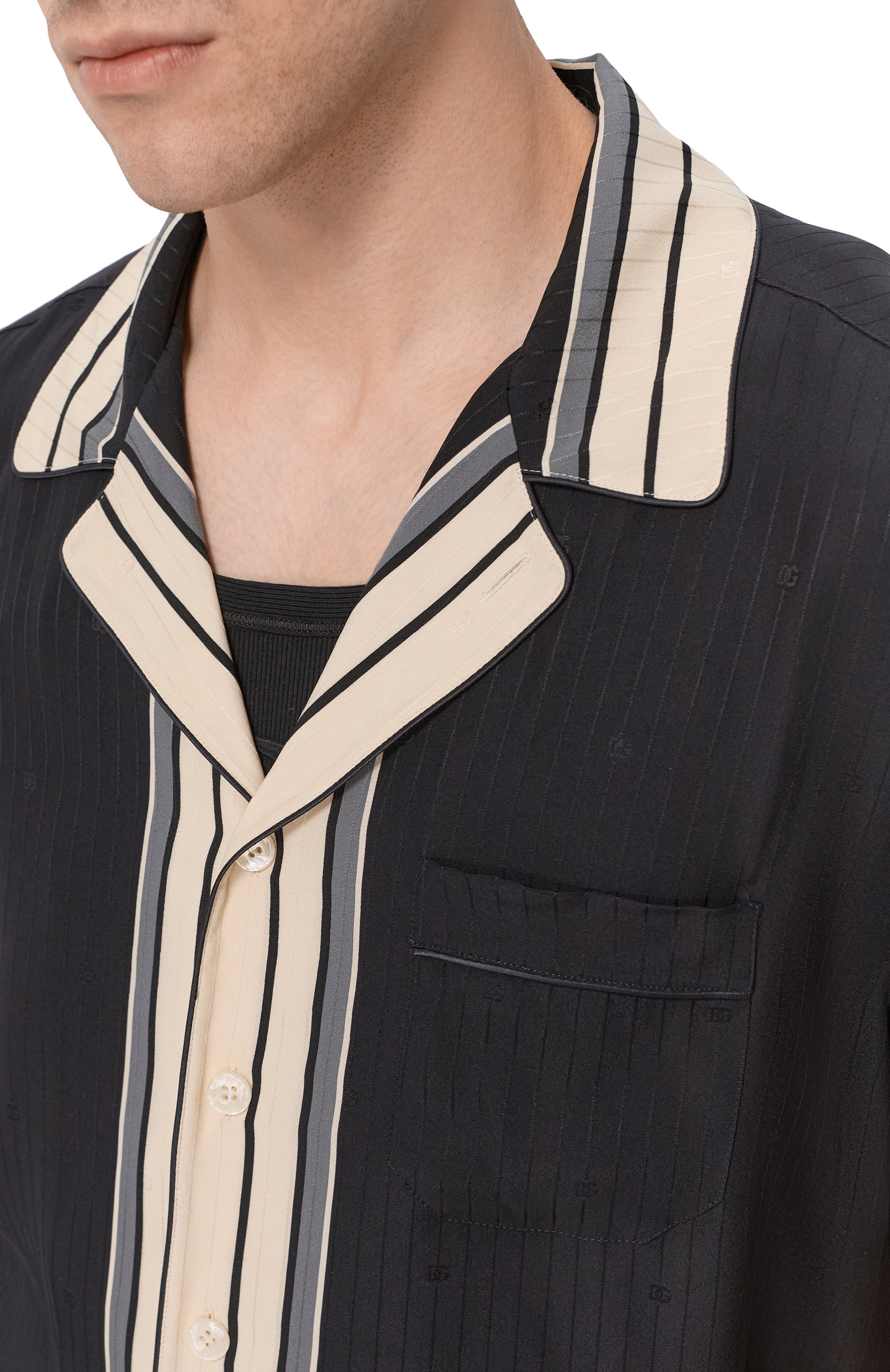 Шелковая рубашка DOLCE & GABBANA, арт. G5LH3T/HI11T, фото 5