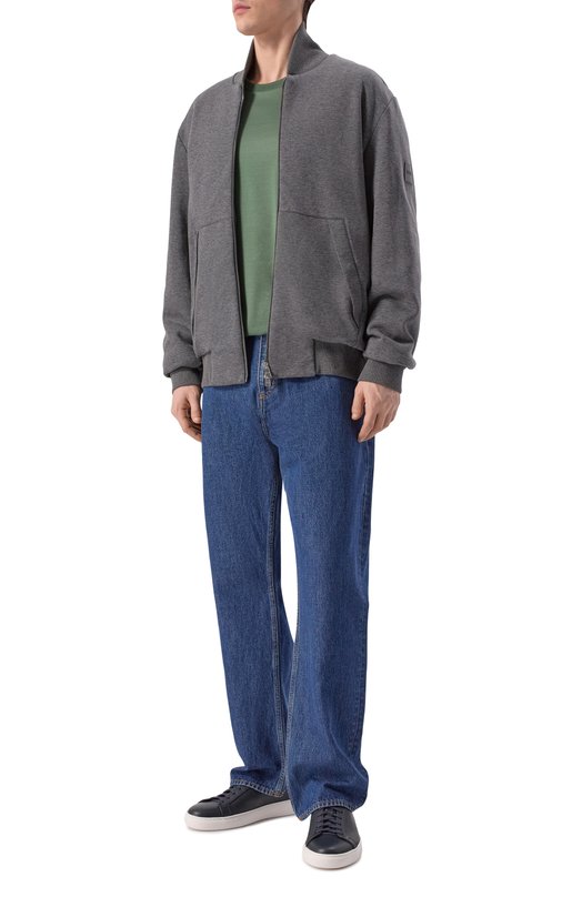 Хлопковая футболка Gran Sasso 60196/74007 Зелёный  60196/74007 Фото 2