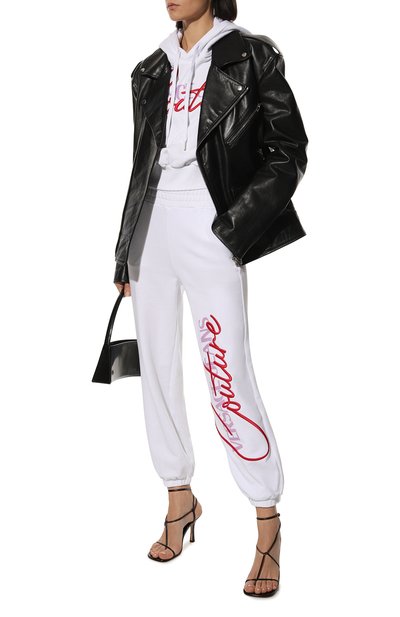 Хлопковое худи VERSACE JEANS COUTURE белого цвета по цене 31700 руб., арт. 72HAIT07-72DP314 6 EMBR0 C0TT0N FLEECE WHITE/CF01T, фото 2 Хлопковое худи VERSACE JEANS COUTURE, арт. 72HAIT07-72DP314 6 EMBR0 C0TT0N FLEECE WHITE/CF01T, фото 2
