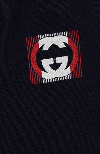Хлопковые джоггеры GUCCI, арт. 679061/XJD0F/9-12M, фото 3