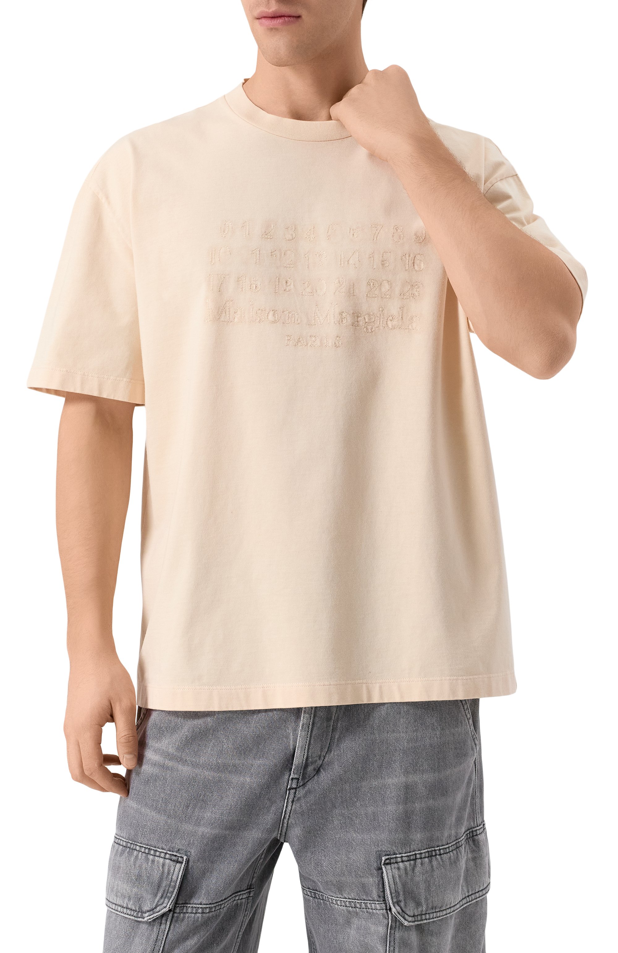 Хлопковая футболка MAISON MARGIELA, арт. S50GC0703/S23883, фото 3