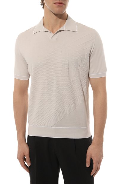 Хлопковое поло STEFANO RICCI, арт. K616295PSB/F23105, фото 3