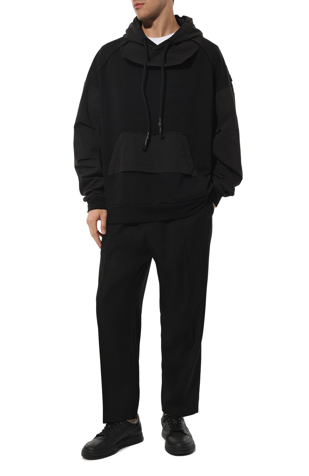 Хлопковое худи 139DEC, арт. SW551-BK-BK, фото 2