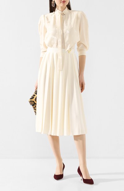 Замшевые туфли justina GABRIELA HEARST бордового цвета по цене 68300 руб., арт. 3208132 SS001, фото 2 Замшевые туфли justina GABRIELA HEARST, арт. 3208132 SS001, фото 2