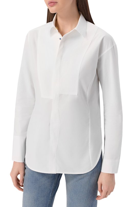 Хлопковая рубашка Undercover UC2E1406 Белый  UC2E1406 Фото 3