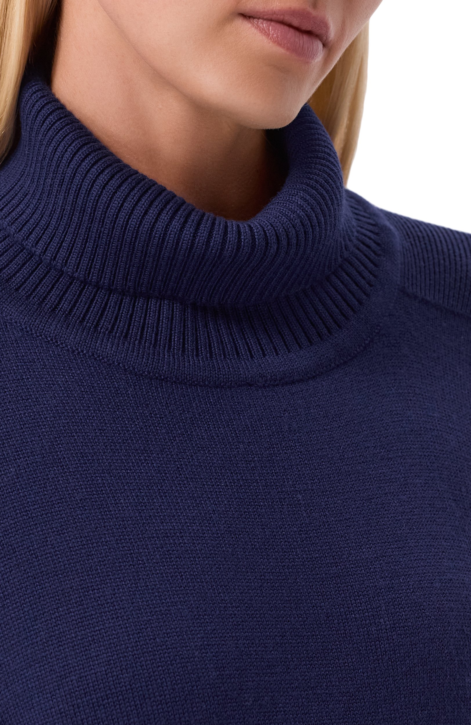 Шерстяной свитер YUZEFI, арт. AREN-DRAPE BACK FUNNEL NECK JUMPER_001, фото 5