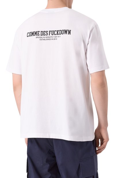 Хлопковая футболка COMME DES FUCKDOWN, арт. CFABM01623, фото 4