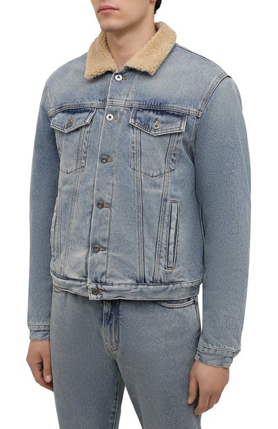 Джинсовая куртка OFF-WHITE, арт. 0MYE074F21DEN002, фото 3