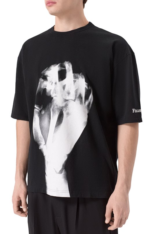 Хлопковая футболка Undercover UC2E4813-8 Чёрный  UC2E4813-8 Фото 3