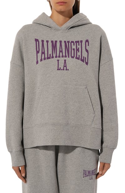 Хлопковое худи PALM ANGELS, арт. PWBB023F24FLE001, фото 3