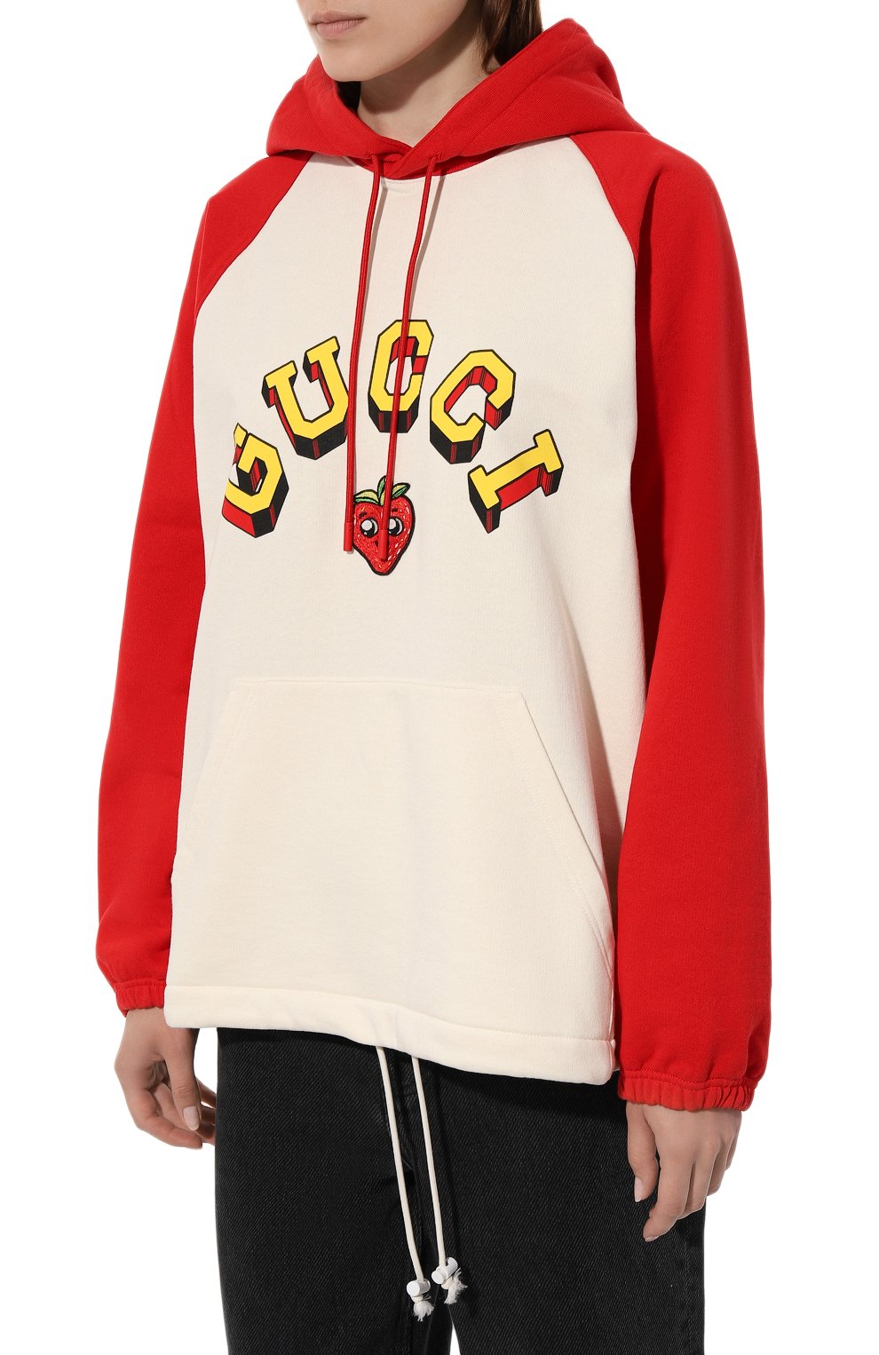 Хлопковое худи GUCCI, арт. 773734/XJF8R, фото 3