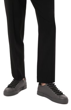 Кожаные кеды portofino DOLCE & GABBANA, арт. CS1761/AB939, фото 3