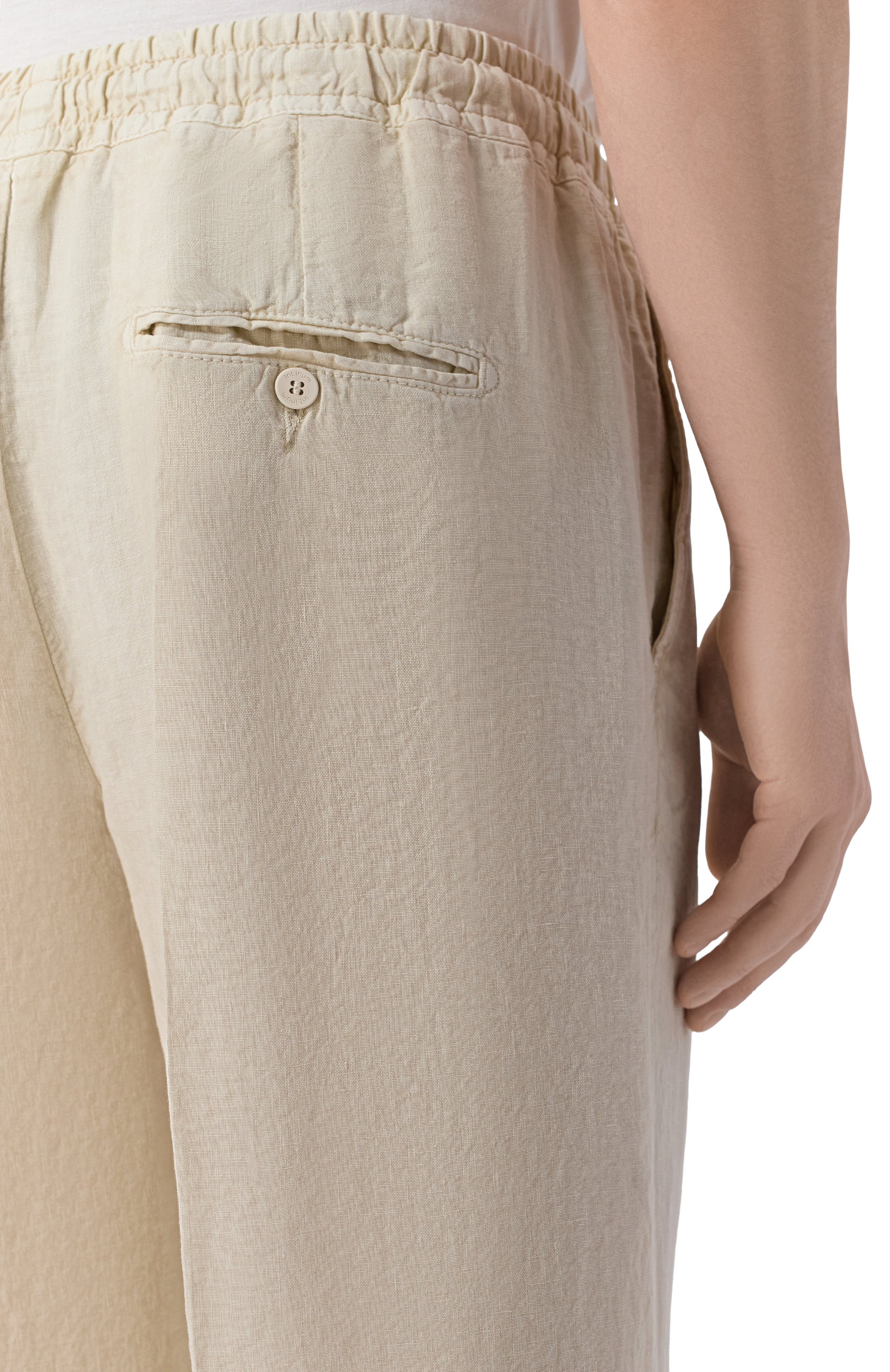 Льняные брюки INLINUM, арт. PAJAMA/TR0PEA, фото 5