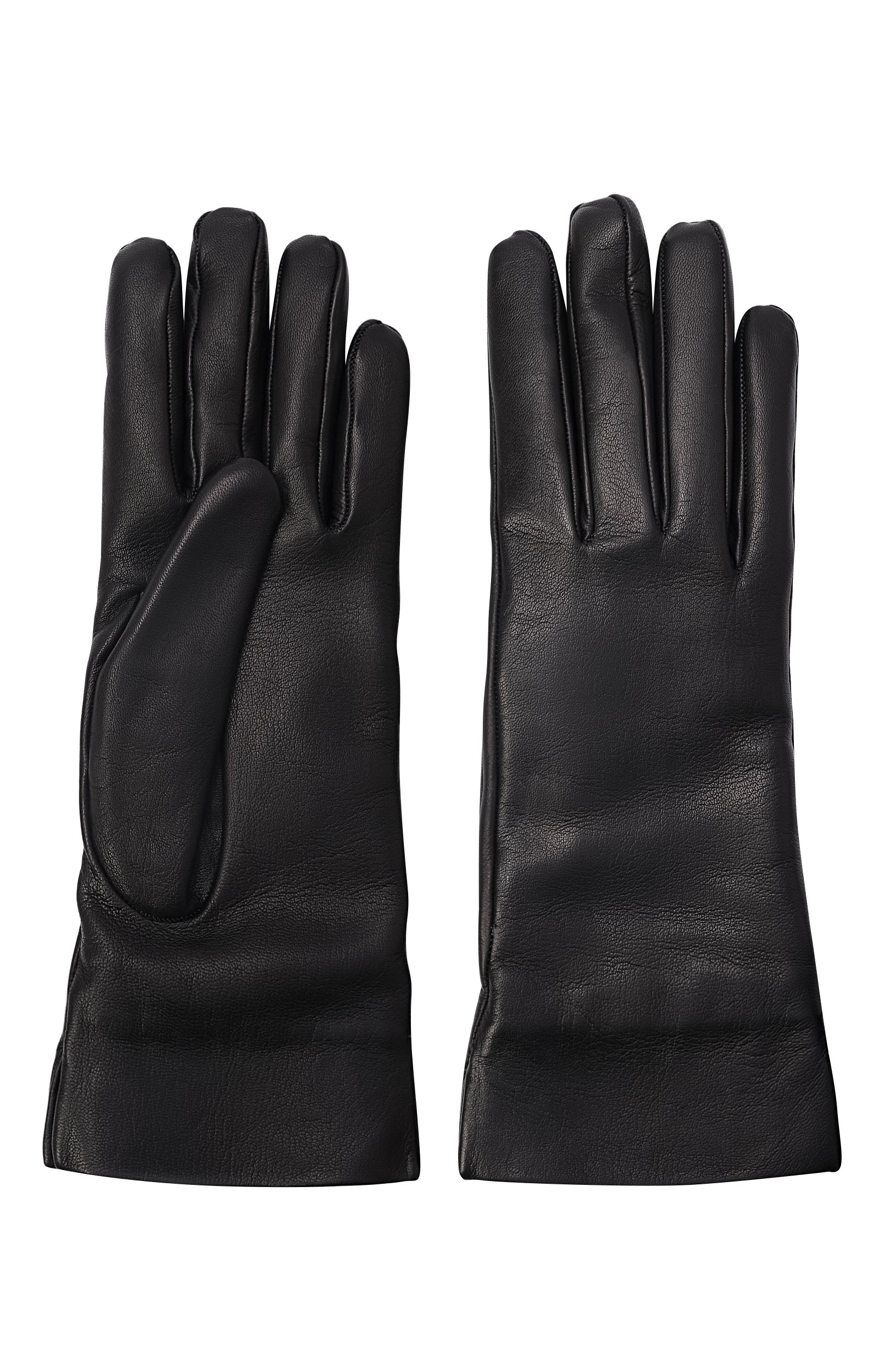 Кожаные перчатки ANN DEMEULEMEESTER черного цвета по цене 64350 руб., арт. B0014382/LT120, фото 2 Кожаные перчатки ANN DEMEULEMEESTER, арт. B0014382/LT120, фото 2