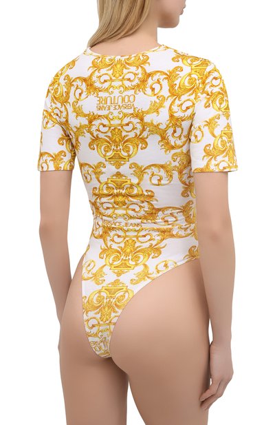 Хлопковое боди VERSACE JEANS COUTURE, арт. D4HWA603-WDP214/S0155, фото 4