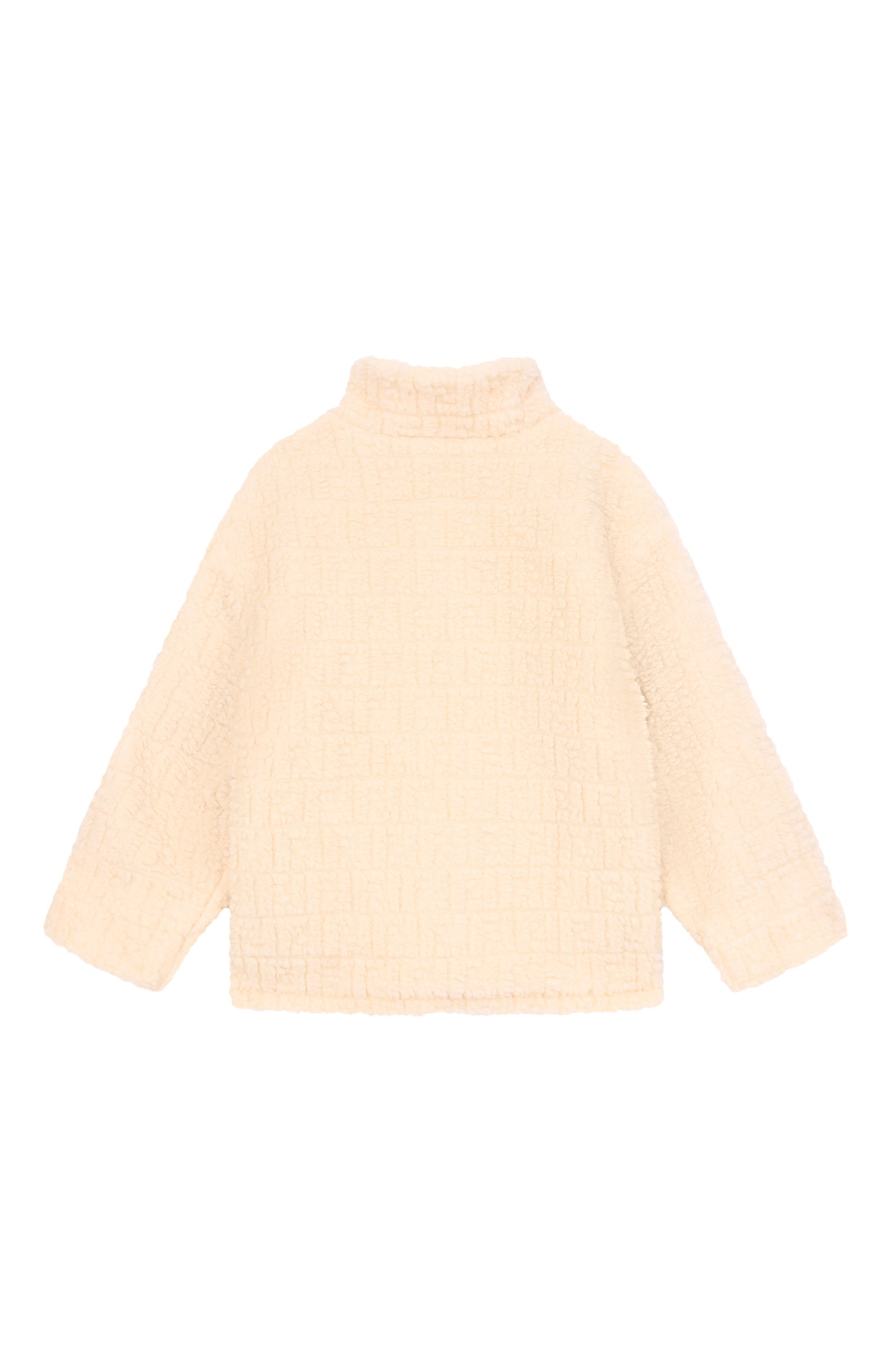 Куртка из экомеха FENDI кремового цвета по цене 118500 руб., арт. JUA284/AY8J/8A-12+, фото 2 Куртка из экомеха FENDI, арт. JUA284/AY8J/8A-12+, фото 2