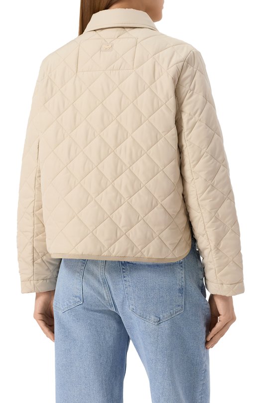 Утепленная куртка Weekend Max Mara VADIER Кремовый  VADIER Фото 4