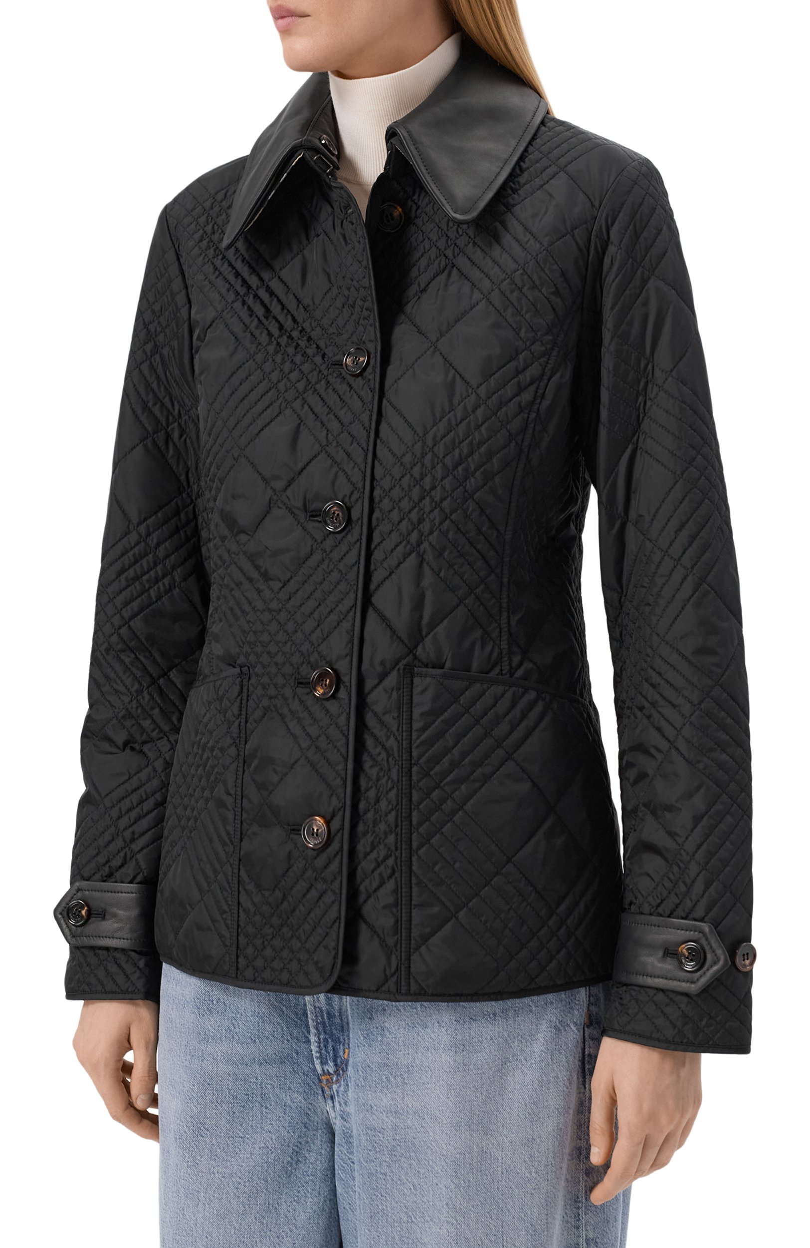 Куртка BURBERRY черного цвета по цене 229500 руб., арт. 8128389, фото 3 Куртка BURBERRY, арт. 8128389, фото 3