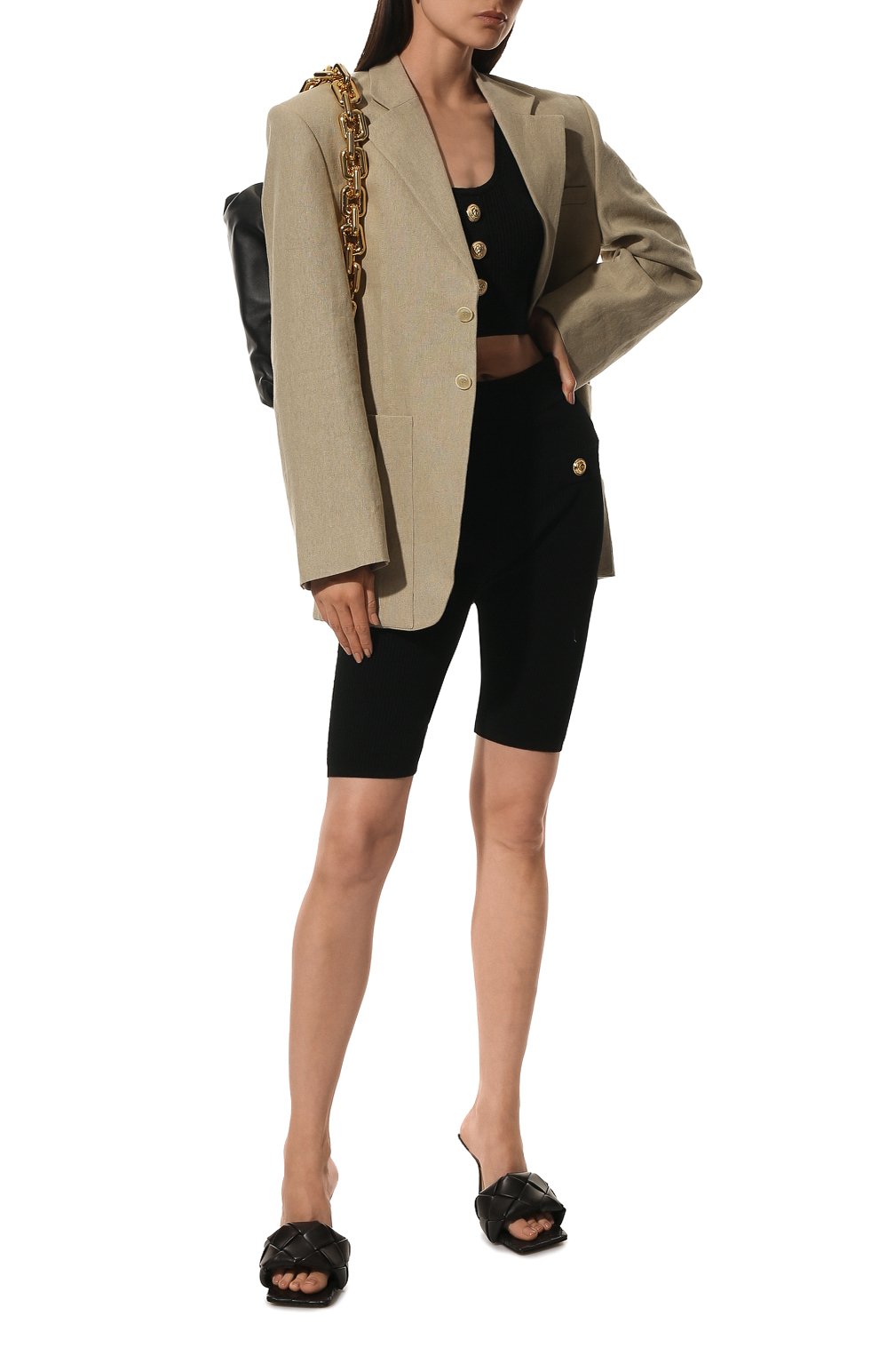 Кожаные мюли lido BOTTEGA VENETA, арт. 608854/VBSS0, фото 2