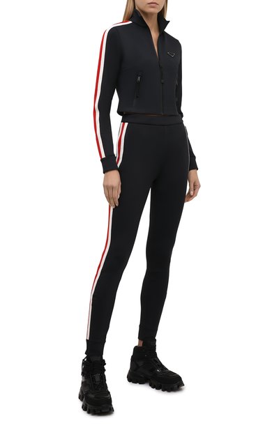 Брюки PRADA черного цвета по цене 155000 руб., арт. 132371-10UD-F0002-212, фото 2 Брюки PRADA, арт. 132371-10UD-F0002-212, фото 2