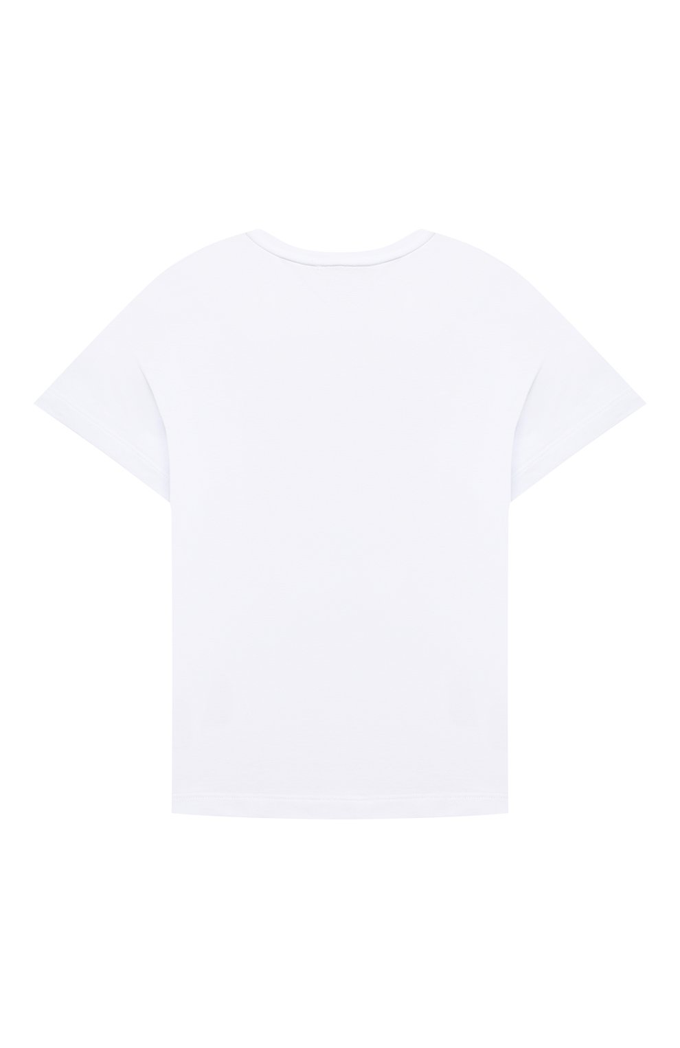 Хлопковая футболка ERMANNO SCERVINO белого цвета по цене 12500 руб., арт. ESFTS021 JE95 YS006/XXS-S, фото 2 Хлопковая футболка ERMANNO SCERVINO, арт. ESFTS021 JE95 YS006/XXS-S, фото 2