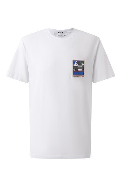 Мужская хлопковая футболка MSGM, арт. 3840MM136/257002