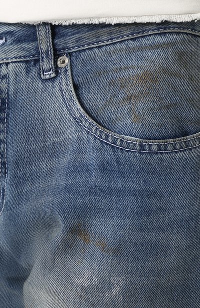 Джинсы прямого кроя с потертостями MM6, арт. S32LA0153/S30460, фото 5