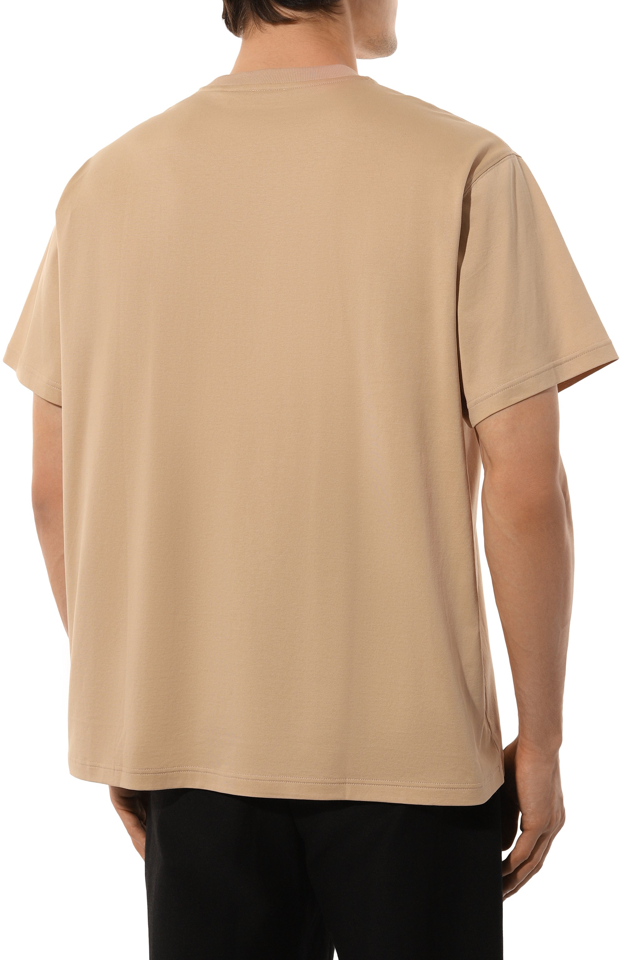 Хлопковая футболка BURBERRY, арт. 8072749, фото 4